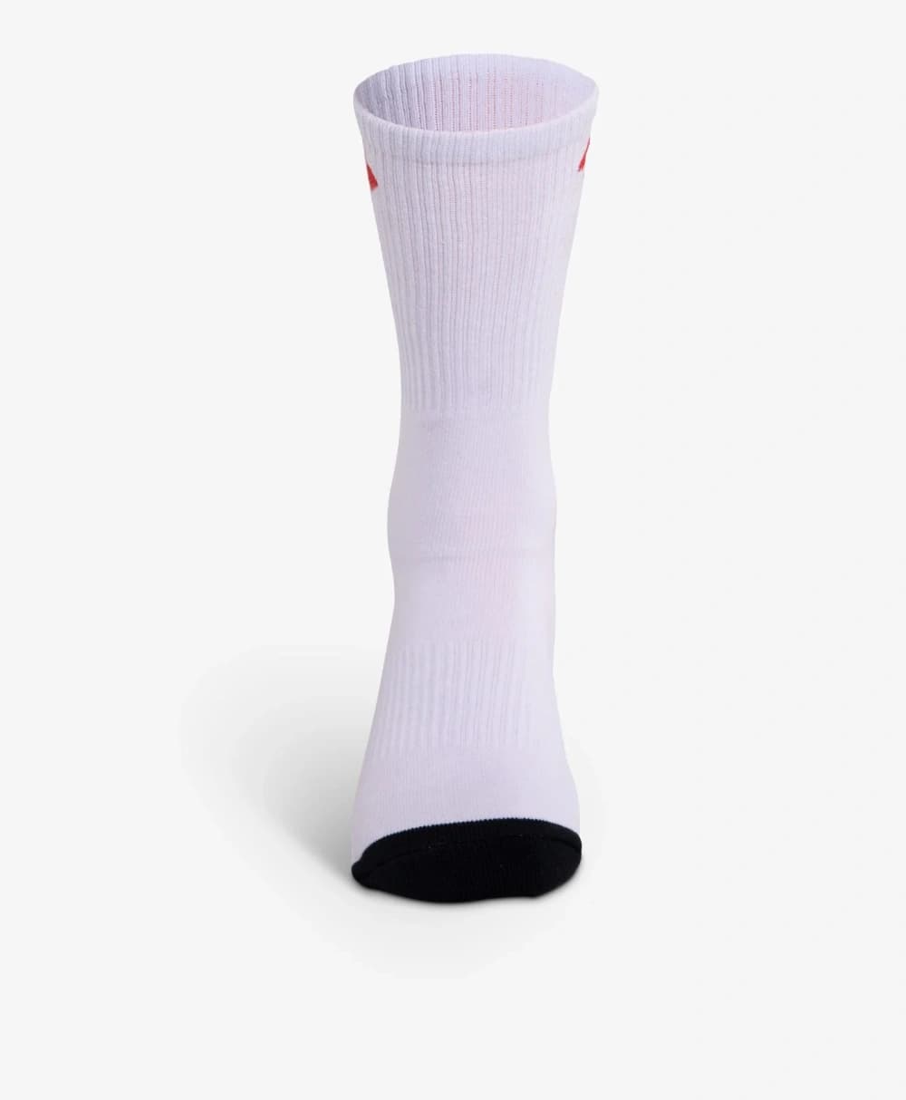 Tất Chơi Pickleball Phối Màu Trắng Đỏ - Gearbox Crew Socks