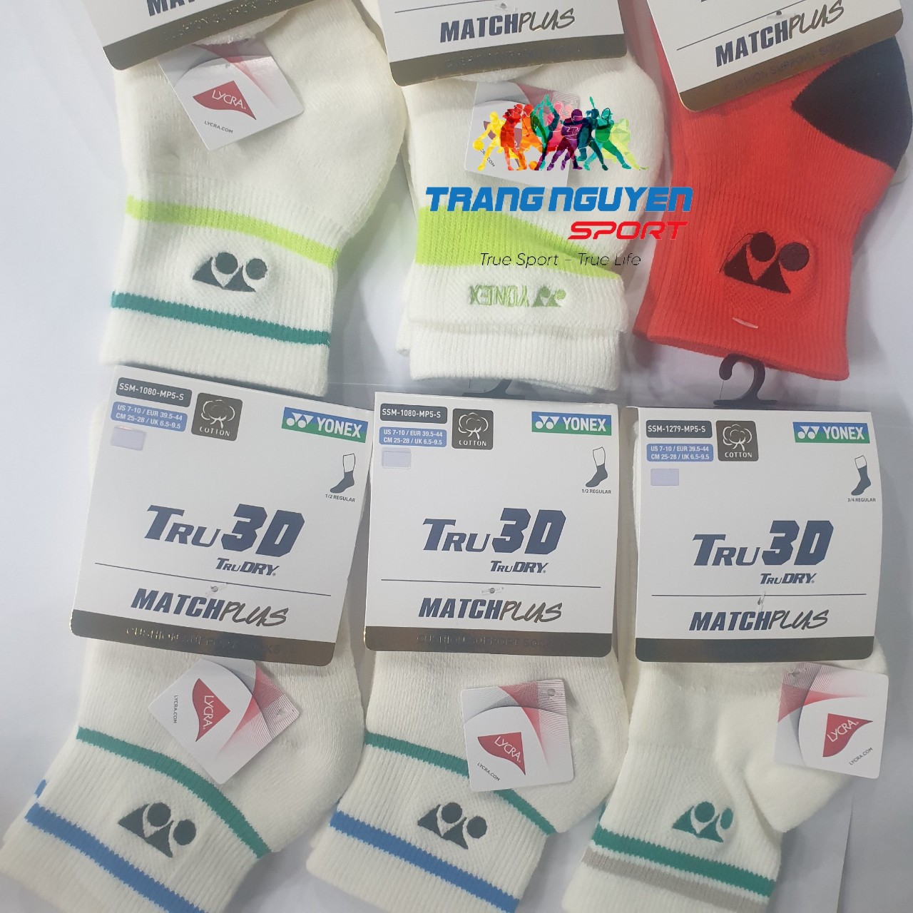 Tất Thể Thao Yonex Tru3D Chính Hãng