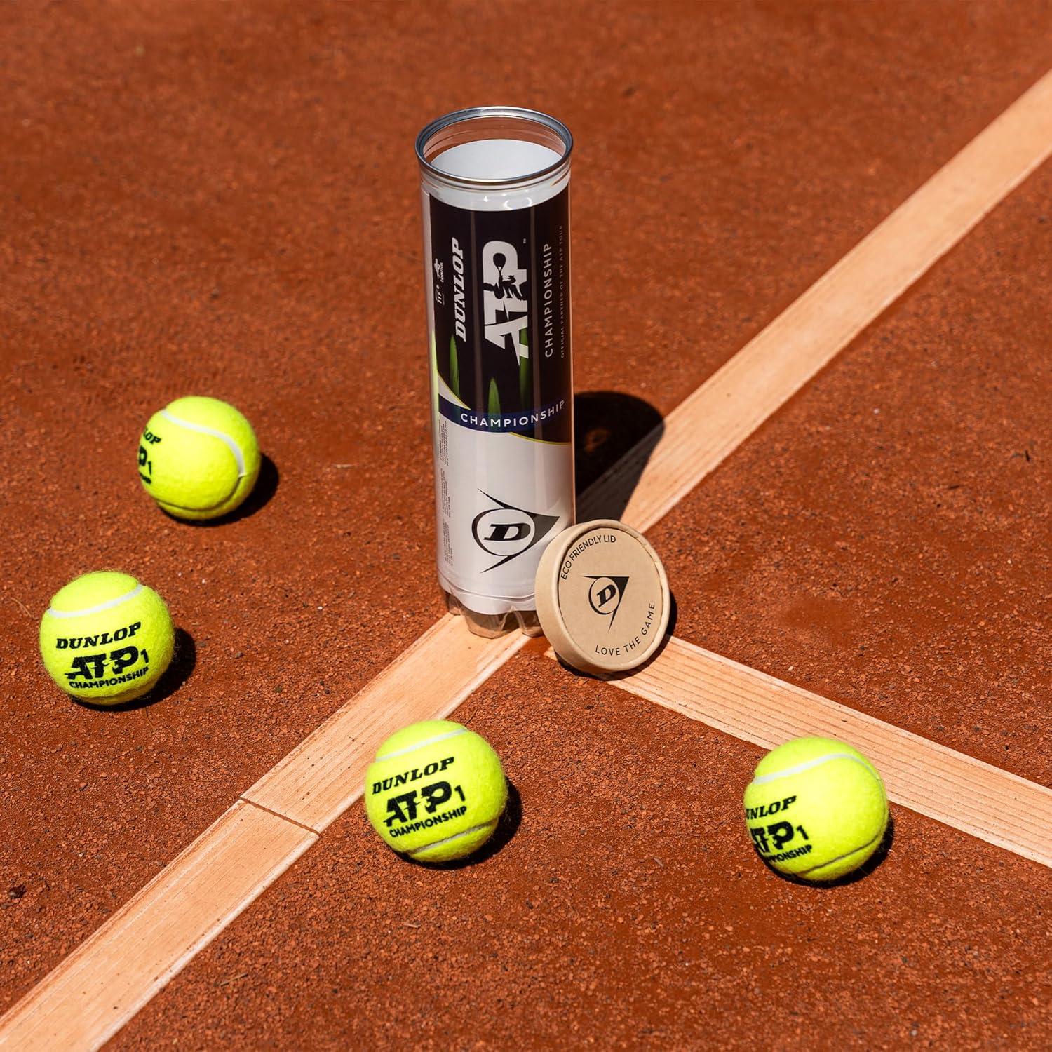 Thùng 18 Hộp Bóng Tennis Dunlop ATP Championship Năm 2025 | 601627 (4 quả/hộp)