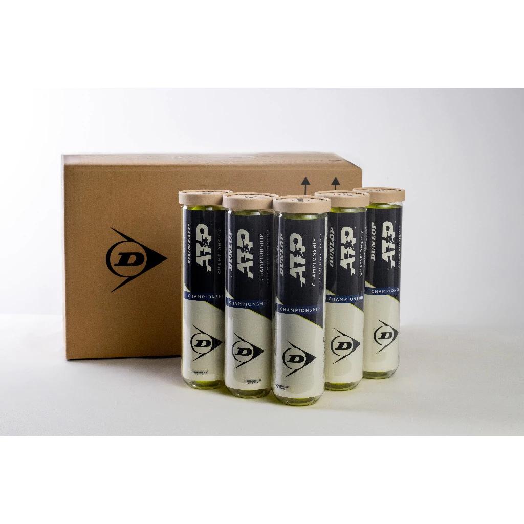 Thùng 18 Hộp Bóng Tennis Dunlop ATP Championship Năm 2025 | 601627 (4 quả/hộp)