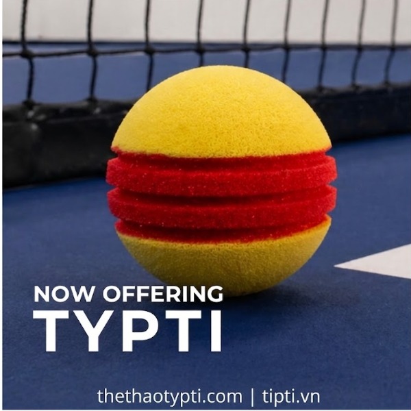 Thùng 72 Quả Bóng TYPTI Vpower Xốp Vàng 3 Rãnh Đỏ | Official TYPTI Ball
