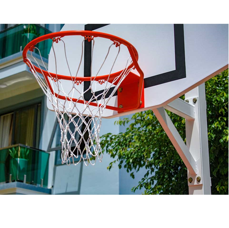 Trụ Bóng Rổ Ngoài Trời Chôn Cố Định, Chiều Cao Vành Rổ Điều Chỉnh: 2.6m - 3.05m Sodex Sport Mã Sản Phẩm S14019