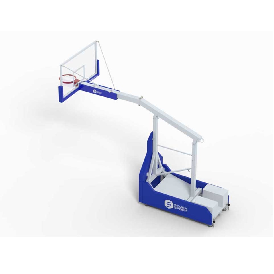 Trụ Bóng Rổ Thi Đấu Di Động Xếp, Tầm Vươn 2.25m Sodex Sport Mã Sản Phẩm S14645-CPT