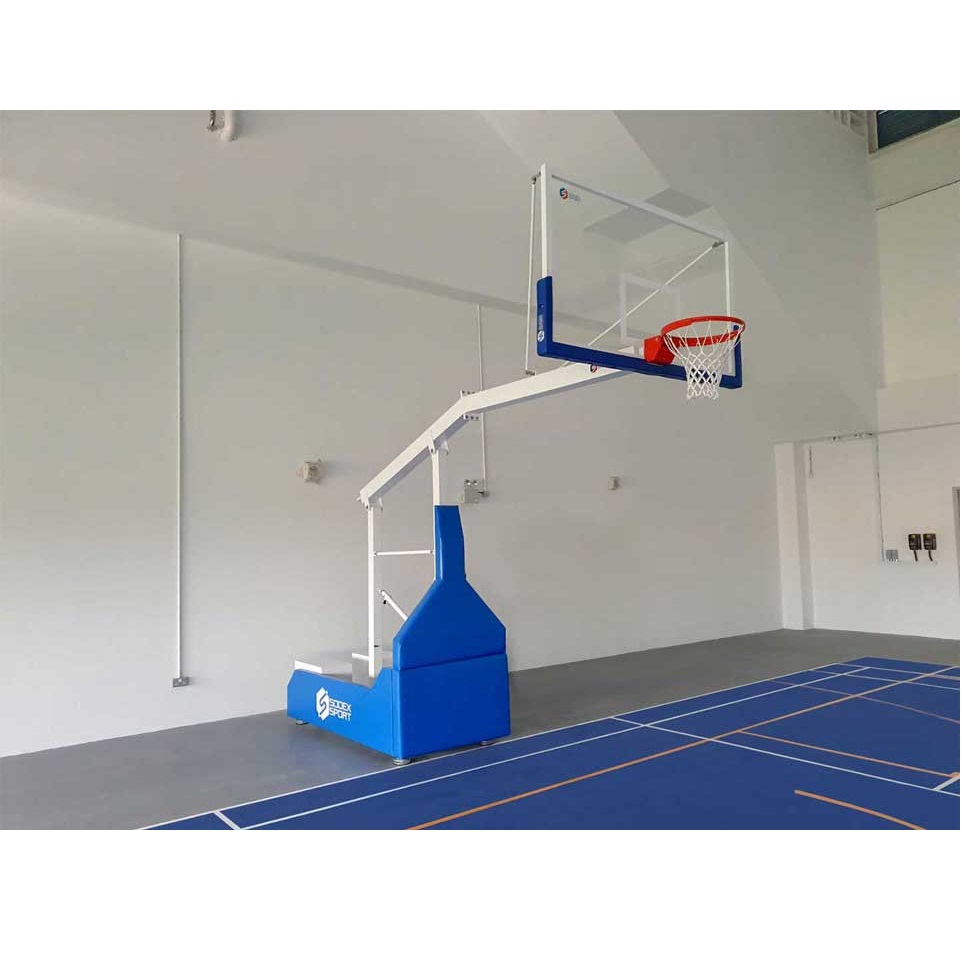 Trụ Bóng Rổ Thi Đấu Di Động Xếp, Tầm Vươn 2.25m Sodex Sport Mã Sản Phẩm S14645-CPT