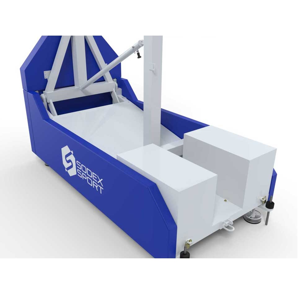 Trụ Bóng Rổ Thi Đấu Di Động Xếp Thép Mạ Kẽm, Tầm Vươn 3.25m Sodex Sport Mã Sản Phẩm S14650-CPT