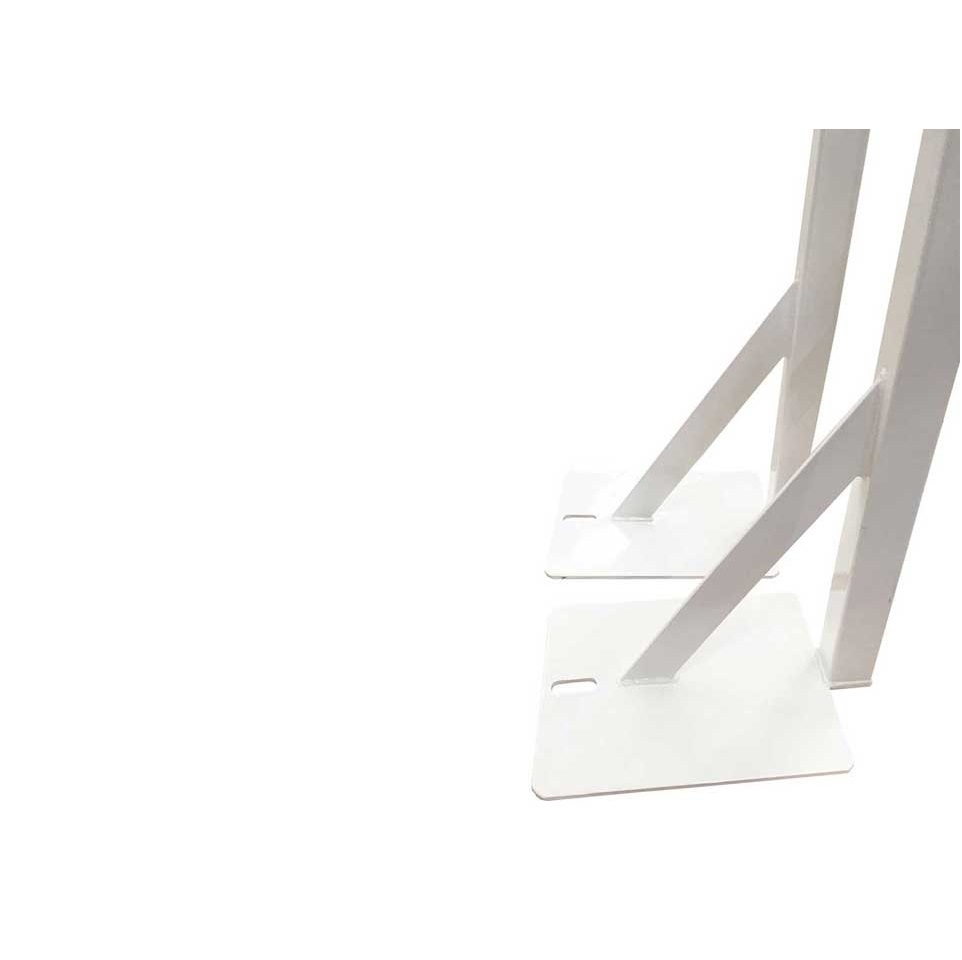 Trụ Cầu Lông Thi Đấu Đặt Nổi, Sơn Trắng, Chiều Cao Điều Chỉnh Sodex Sport Mã Sản Phẩm S27280