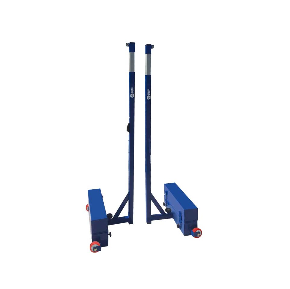 Trụ Cầu Lông Thi Đấu Di Động, Sơn Xanh Biển, Chiều Cao Có Thể Điều Chỉnh, Đối Trọng Thép 80kg Sodex Sport Mã Sản Phẩm S27235B