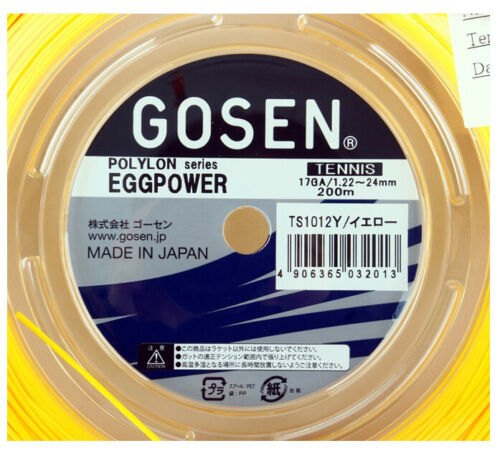 Cước Tennis Gosen POLYLON EGGPOWER | TS1012Y (Sợi)