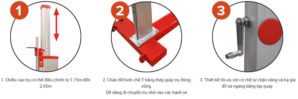 TRụ Nhảy Cao Thi Đấu  Sodex Sport Mã Sản Phẩm S63041