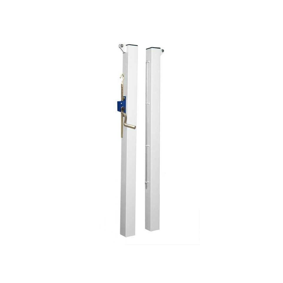 Trụ Tennis Chôn Nòng, Ống Kẽm Vuông 80 x 80mm, Tăng Đơ Ngoài Sodex Sport Mã Sản Phẩm S25213