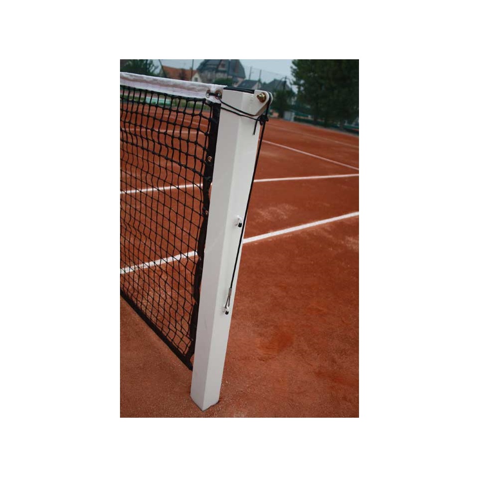 Trụ Tennis Chôn Nòng, Ống Kẽm Vuông 80 x 80mm, Tăng Đơ Ngoài Sodex Sport Mã Sản Phẩm S25213