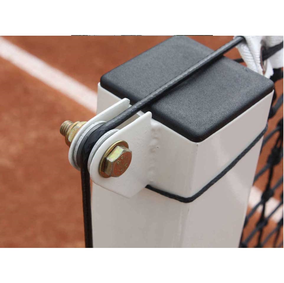 Trụ Tennis Chôn Nòng, Ống Kẽm Vuông 80 x 80mm, Tăng Đơ Ngoài Sodex Sport Mã Sản Phẩm S25213
