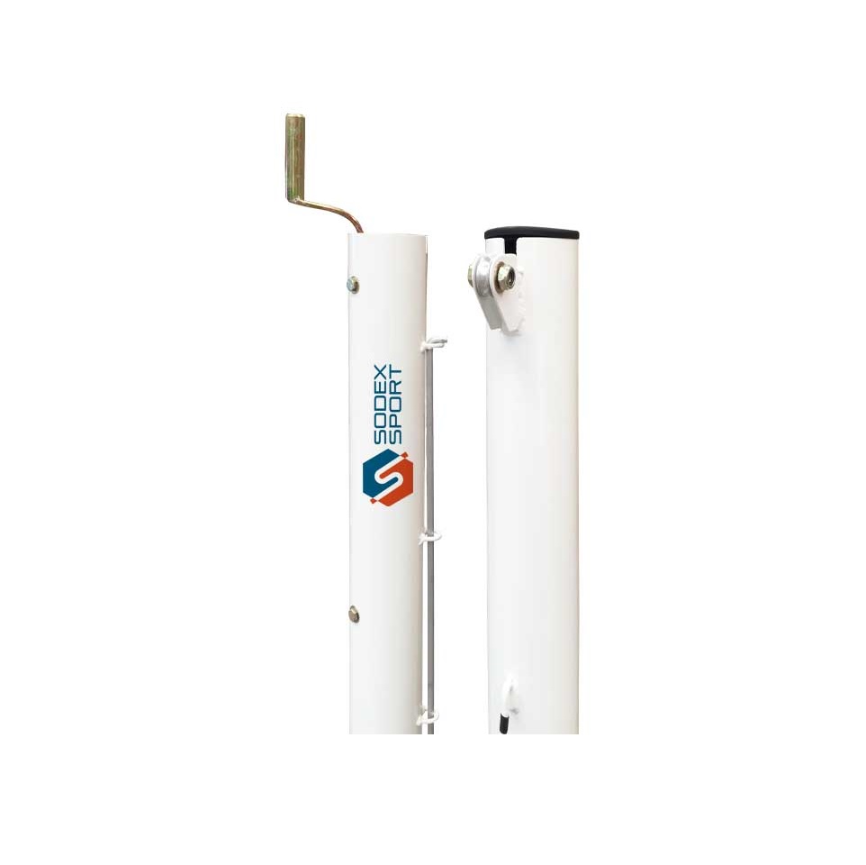 Trụ Tennis Chôn Nòng, Ống Kẽm Ø90mm, Tăng Đơ Trong Sodex Sport Mã Sản Phẩm S25235