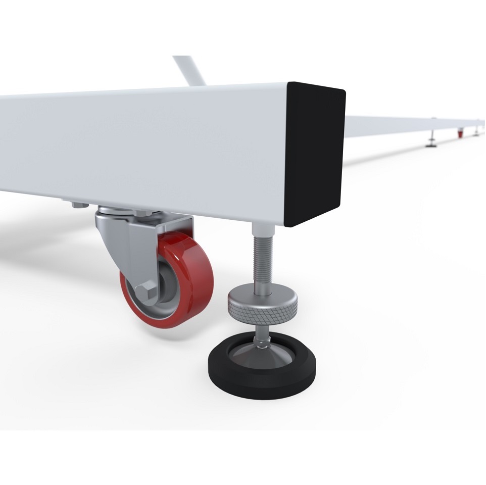 Trụ Tennis Di Động, Ống Thép Mạ Kẽm Vuông 80 x 80mm Sodex Sport Mã Sản Phẩm S25219