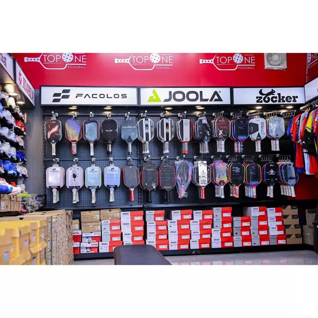 Trưng Bày Cửa Hàng Thể Thao Với Thanh treo 5 râu trưng bày vợt pickleball Móc treo vợt pickleball cài cây sắt 13x26mm sắt chống gỉ | Sports store display