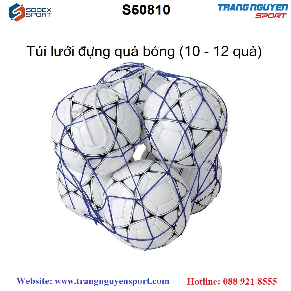 Túi Lưới Đựng Quả Bóng Sodex S50810 (10-12 quả)