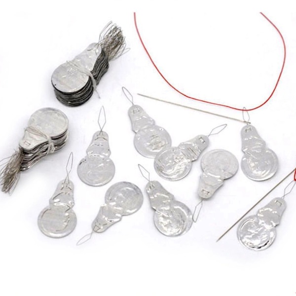 [Combo 50] Dụng cụ hỗ trợ kéo dây cước cầu lông qua gen vợt đoạn giao nhau loại bắng sắt