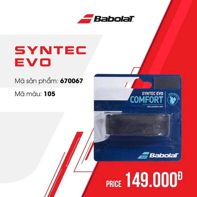 Quấn/Cuốn Cốt Vợt Tennis Babolat Syntec Evo ComFort