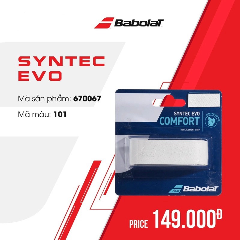 Quấn/Cuốn Cốt Vợt Tennis Babolat Syntec Evo ComFort