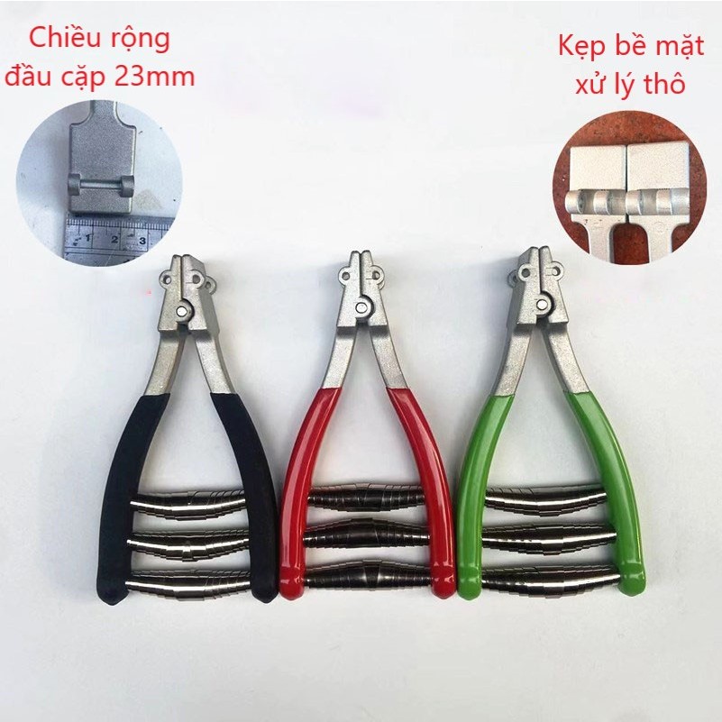 Dụng Cụ Kẹp Dây Vợt Cầu Lông, Tennis - Lò Xo Kẹp Khởi Động Đầu Rộng 3 Lò Xo