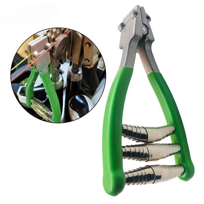 Dụng Cụ Kẹp Dây Vợt Cầu Lông, Tennis - Lò Xo Kẹp Khởi Động Đầu Rộng 3 Lò Xo