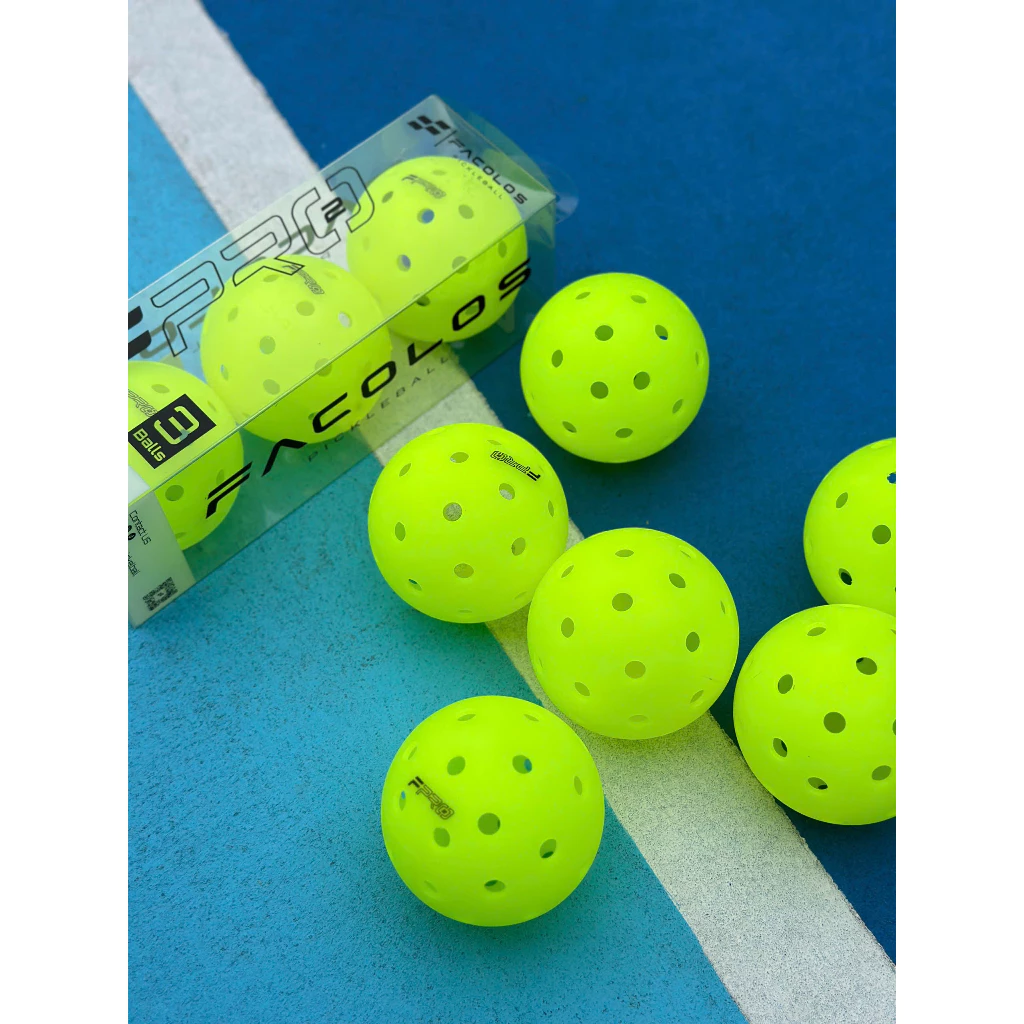 Bóng Pickleball Facolos F-Pro Gen 2 Performance - Hộp 3 Quả Màu 40 lỗ D74mm