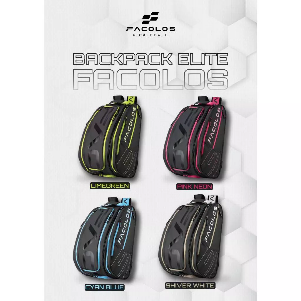 Balo Pickleball Facolos Elite Backpack - Cho Người Chơi Chuyên Nghiệp
