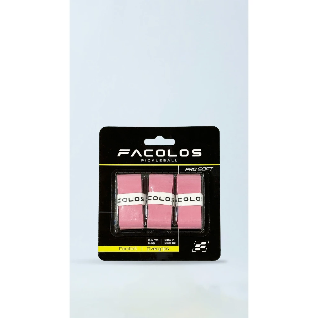 Quấn Cán Vợt Pickleball Facolos Pro Grips – Vỷ 3 Chiếc PU Cao Cấp