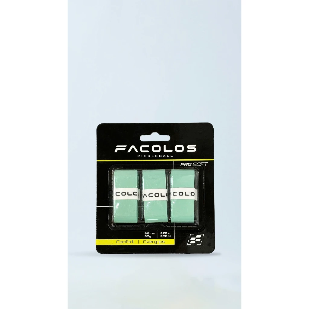 Quấn Cán Vợt Pickleball Facolos Pro Grips – Vỷ 3 Chiếc PU Cao Cấp