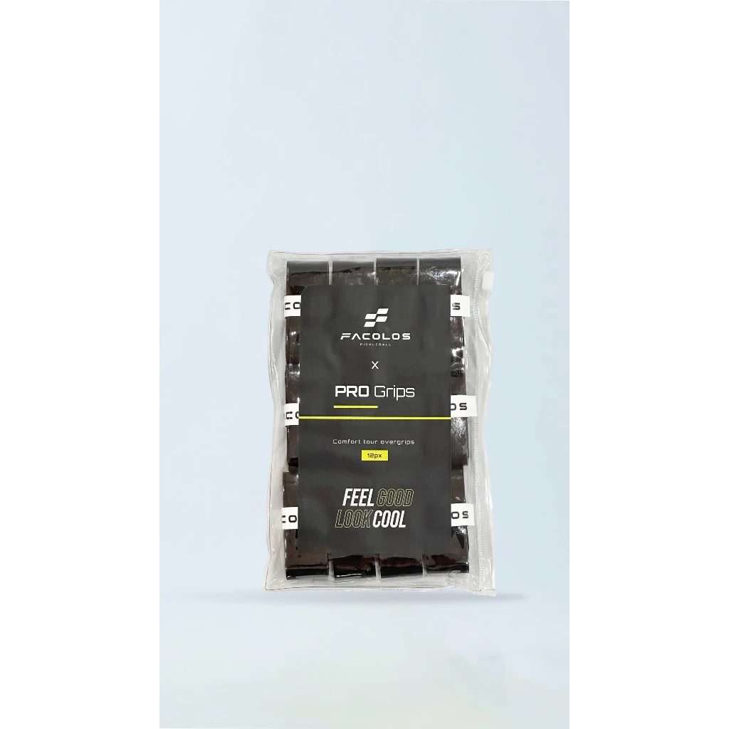 Quấn Cán Vợt Pickleball Facolos Pro Grips – Vỷ 12 Chiếc PU Cao Cấp
