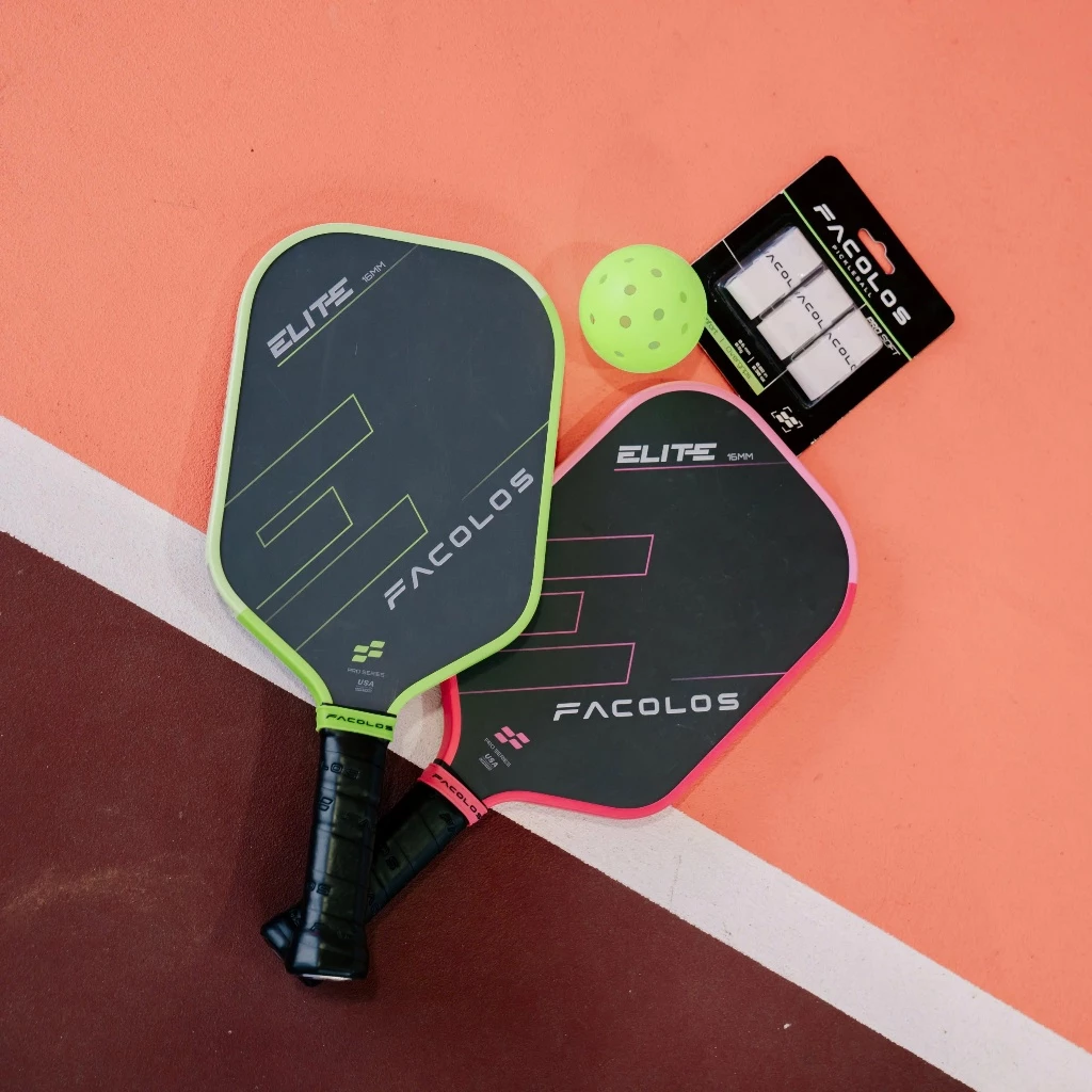 Quấn Cán Vợt Pickleball Facolos Pro Grips – Vỷ 3 Chiếc PU Cao Cấp