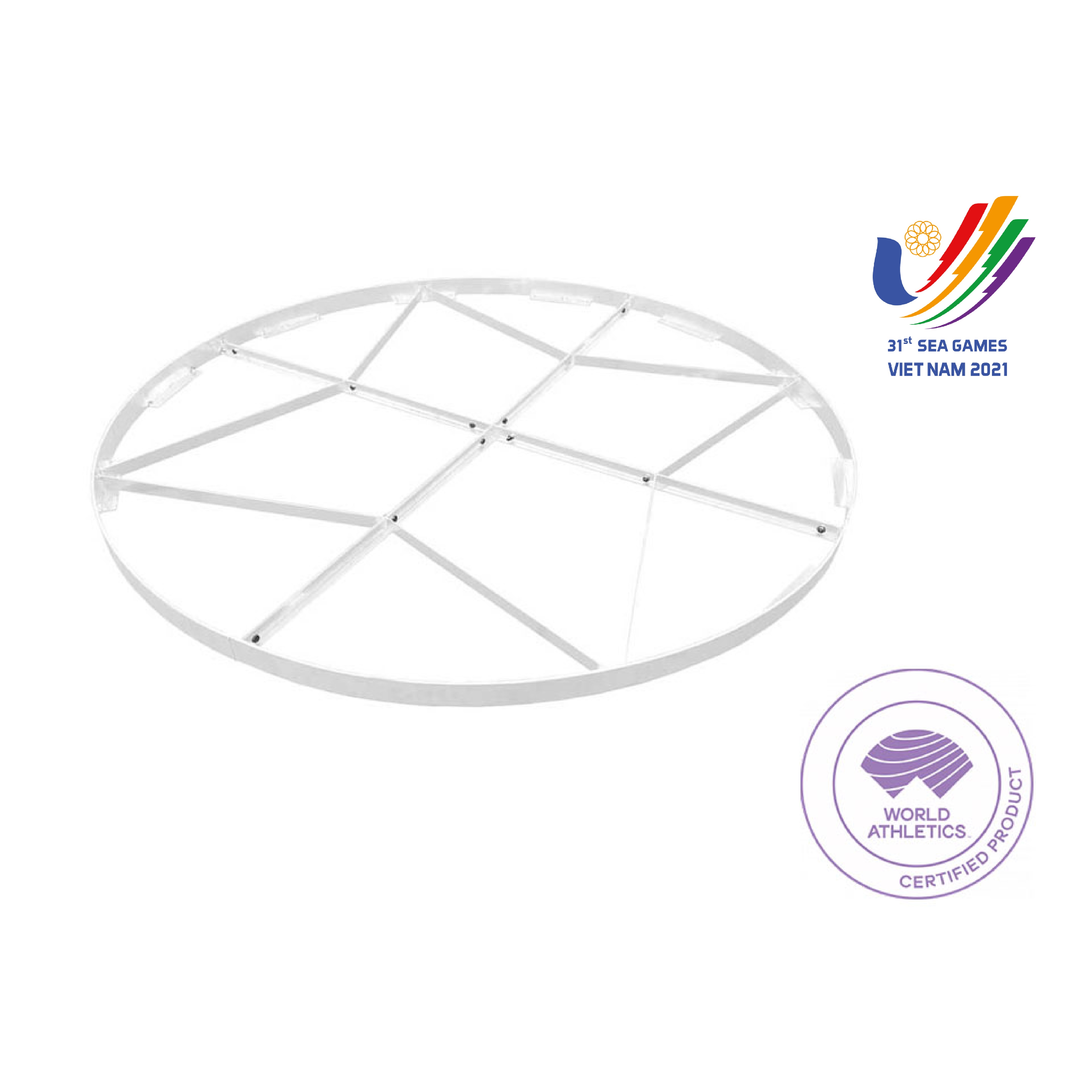 Vòng Ném Đĩa, Đường Kính 2.50M Sodex Sport Mã Sản Phẩm S62001