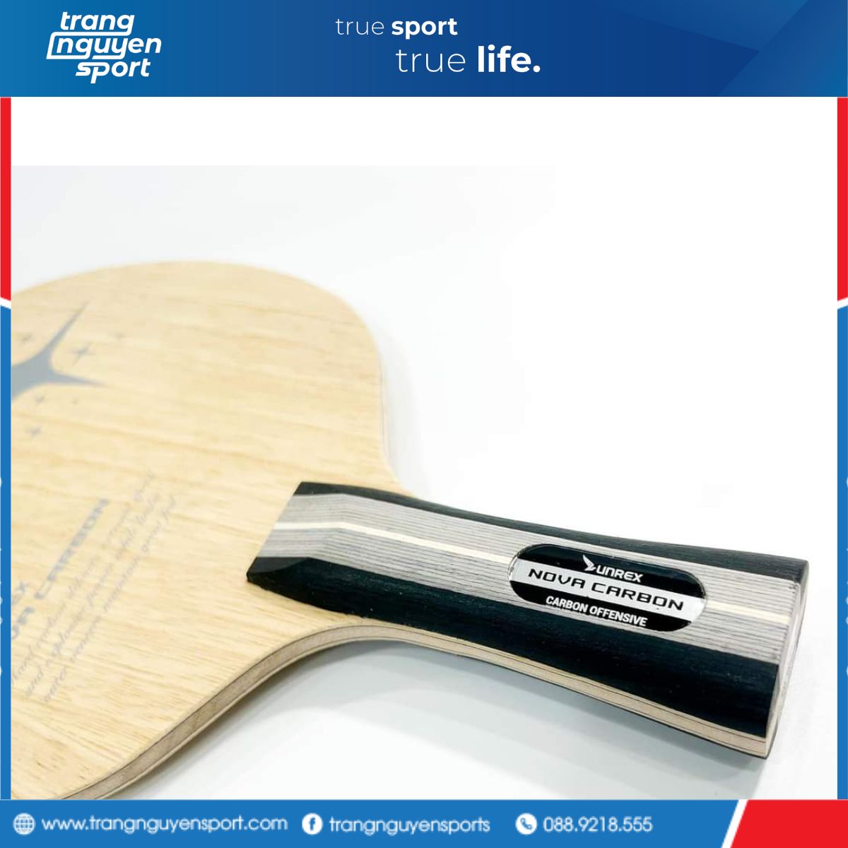 [Chính hãng] Cốt vợt Bóng Bàn Unrex Nova Carbon