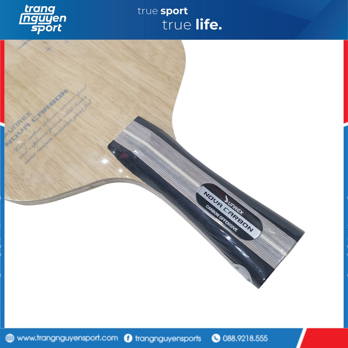 [Chính hãng] Cốt vợt Bóng Bàn Unrex Nova Carbon