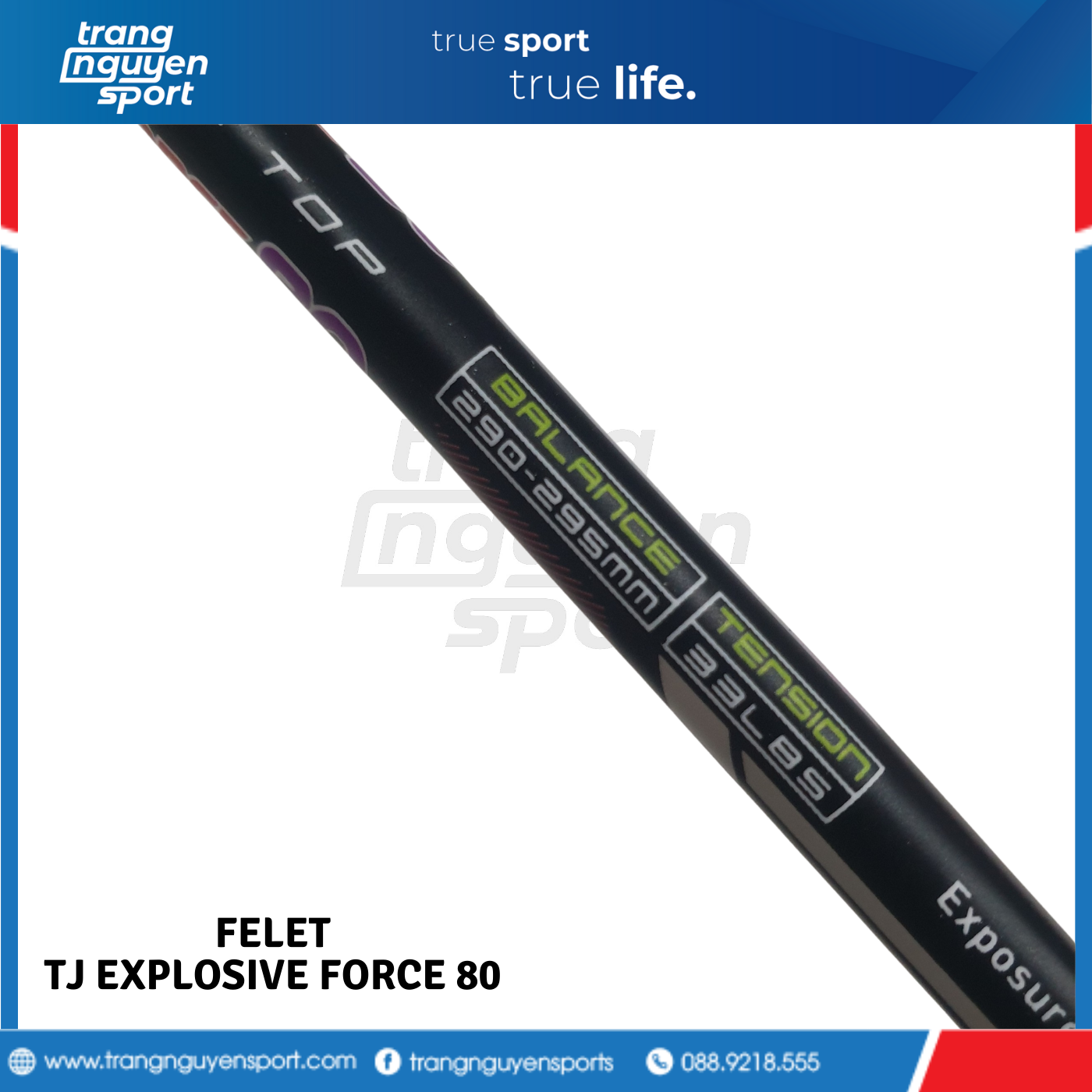 Vợt Cầu Lông Felet  TJ EXPLOSIVE FORCE 80