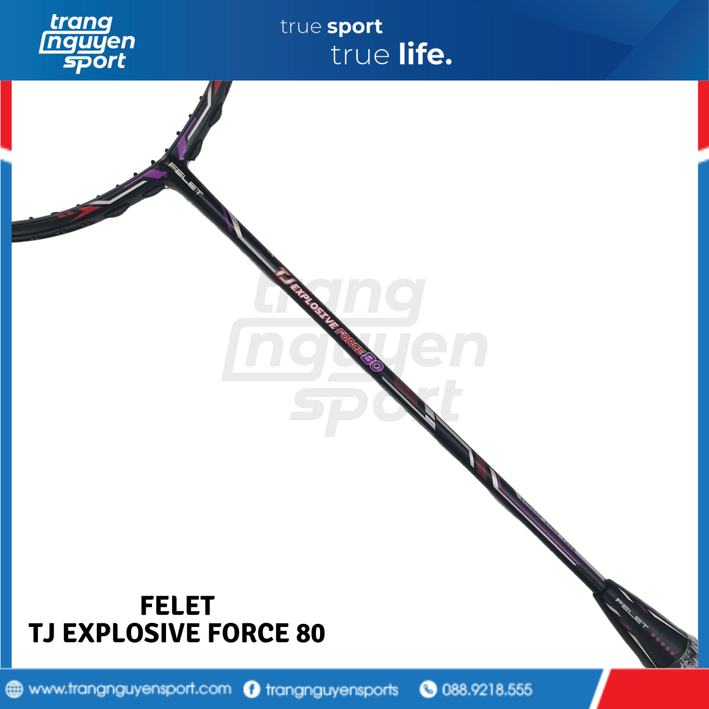 Vợt Cầu Lông Felet  TJ EXPLOSIVE FORCE 80