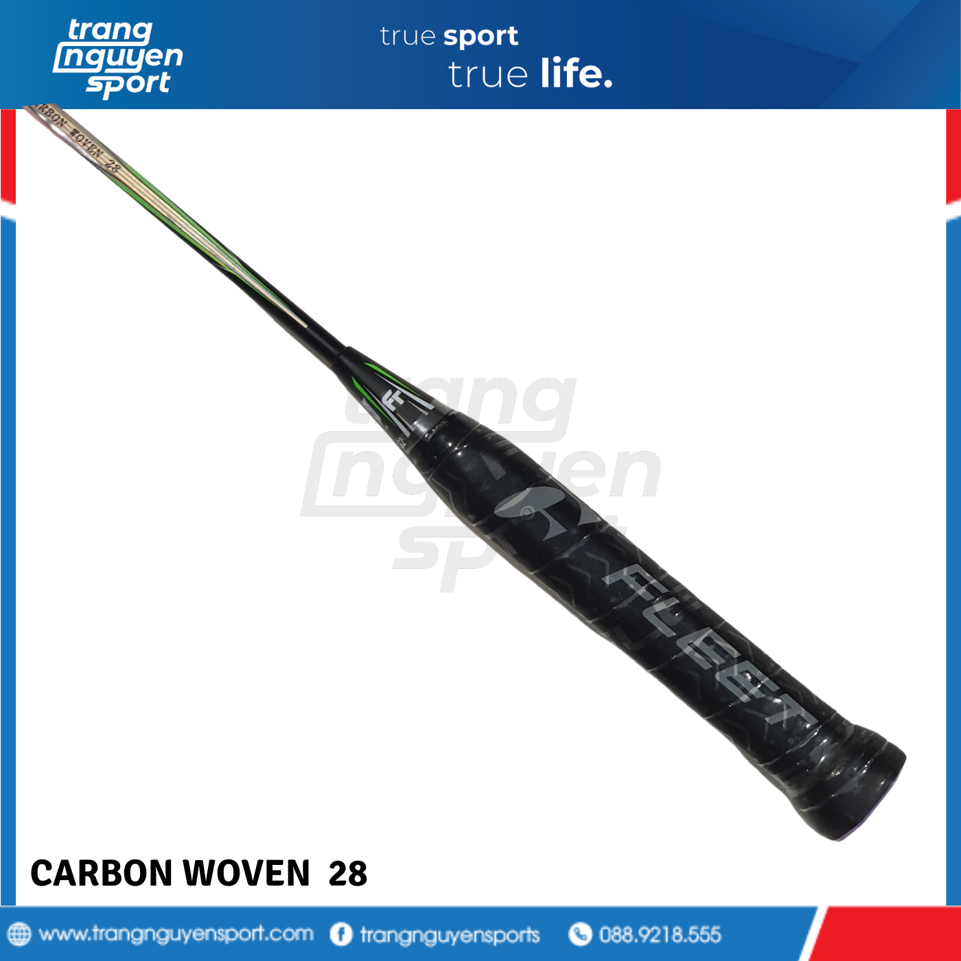 VỢT CẦU LÔNG FELET  CARBON WOVEN 28