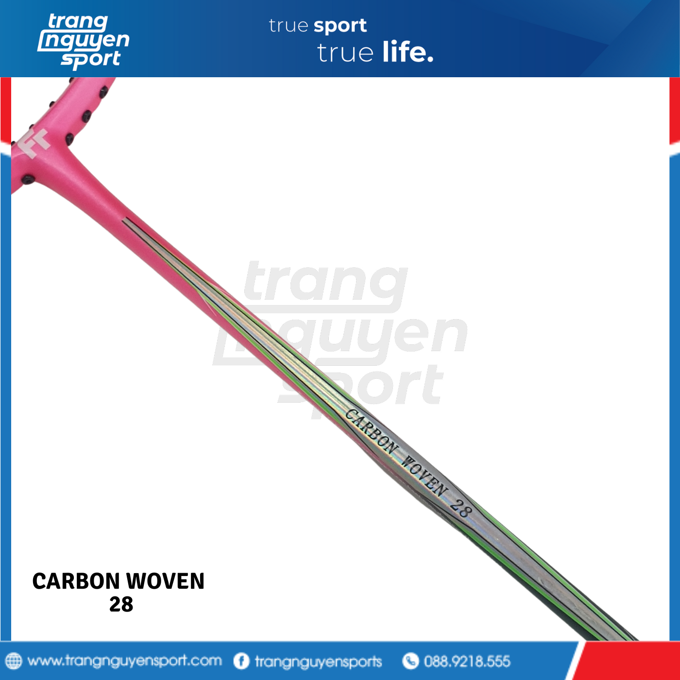 VỢT CẦU LÔNG FELET  CARBON WOVEN 28