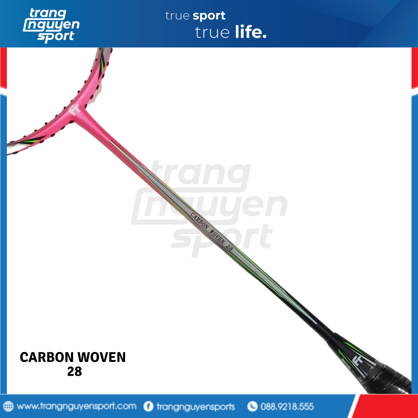 VỢT CẦU LÔNG FELET  CARBON WOVEN 28