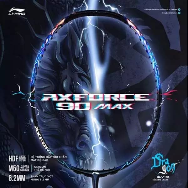 Vợt Cầu Lông Li-Ning Thunder Axforce 90 Dragon MAX | AYPT239-4