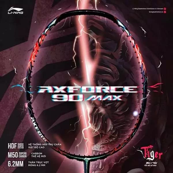 Vợt Cầu Lông Li-Ning Thunder Axforce 90 Tiger MAX 4U | AYPT243-4