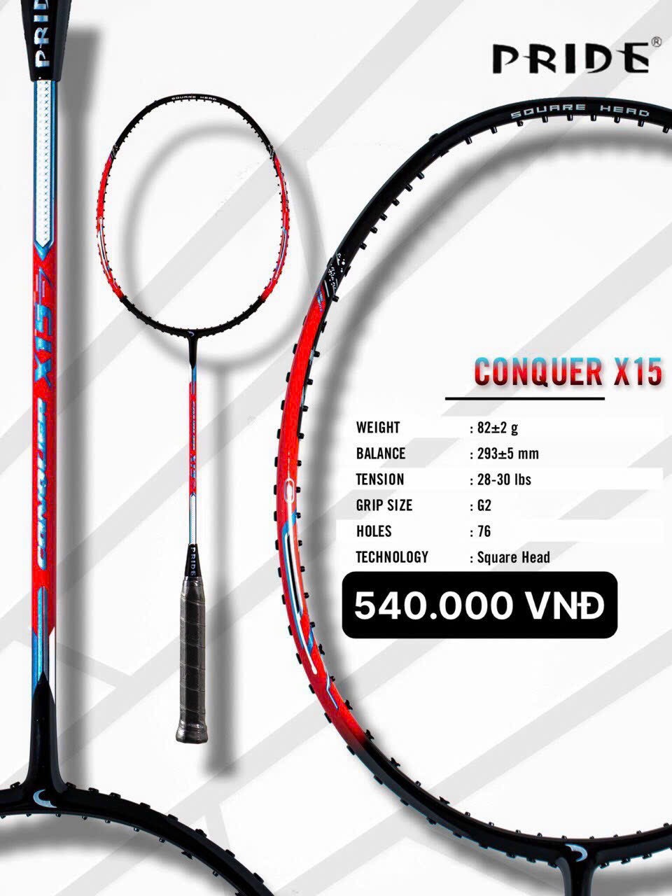 Vợt Cầu Lông Pride 2023