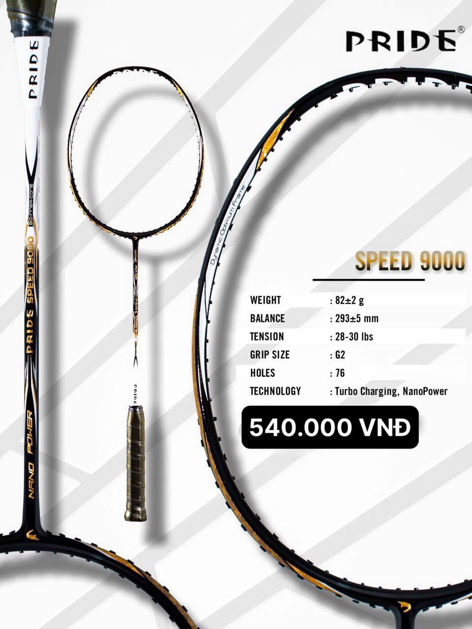 Vợt Cầu Lông Pride 2023