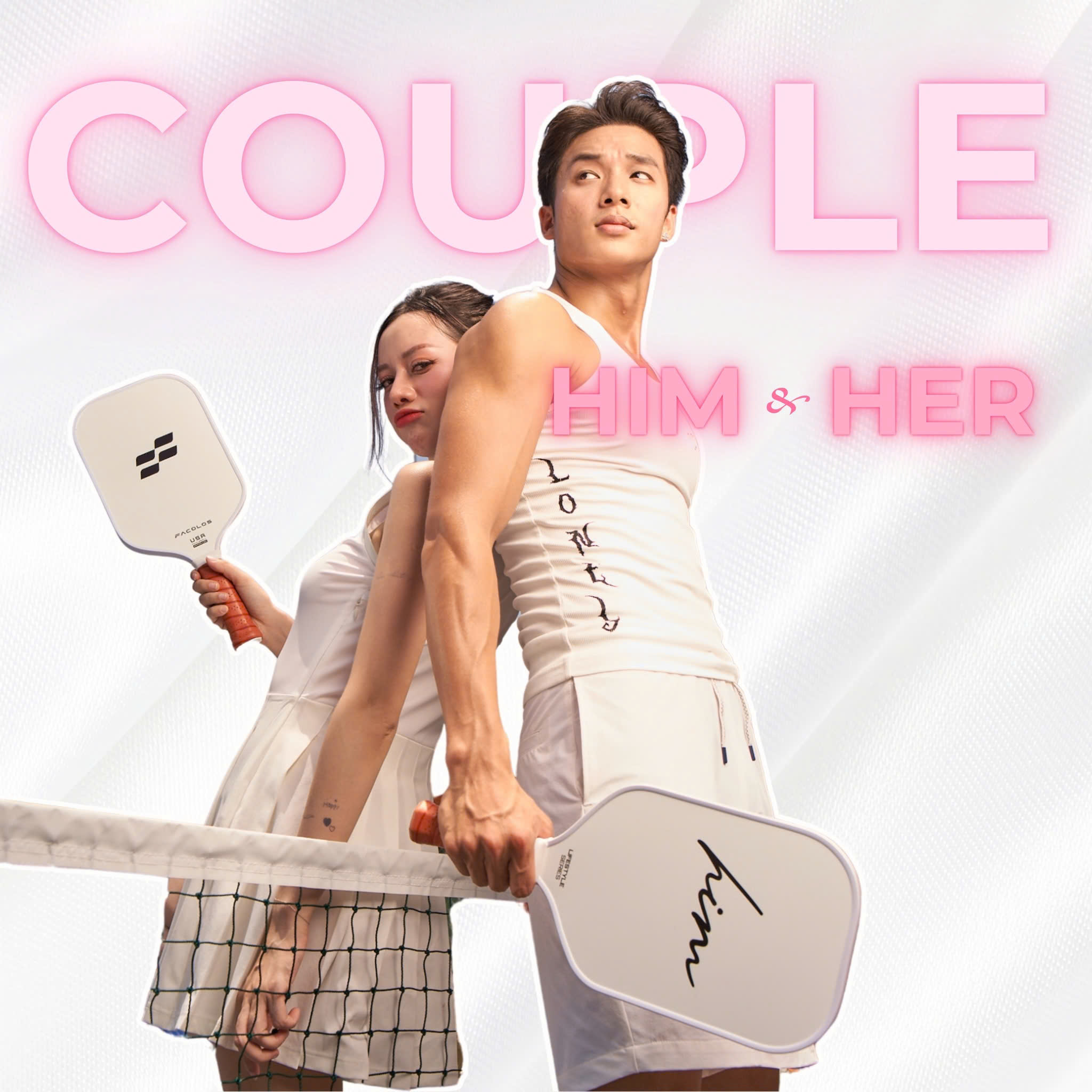 Vợt Pickleball Facolos LifeStyle 16mm Series Him & Her Collection