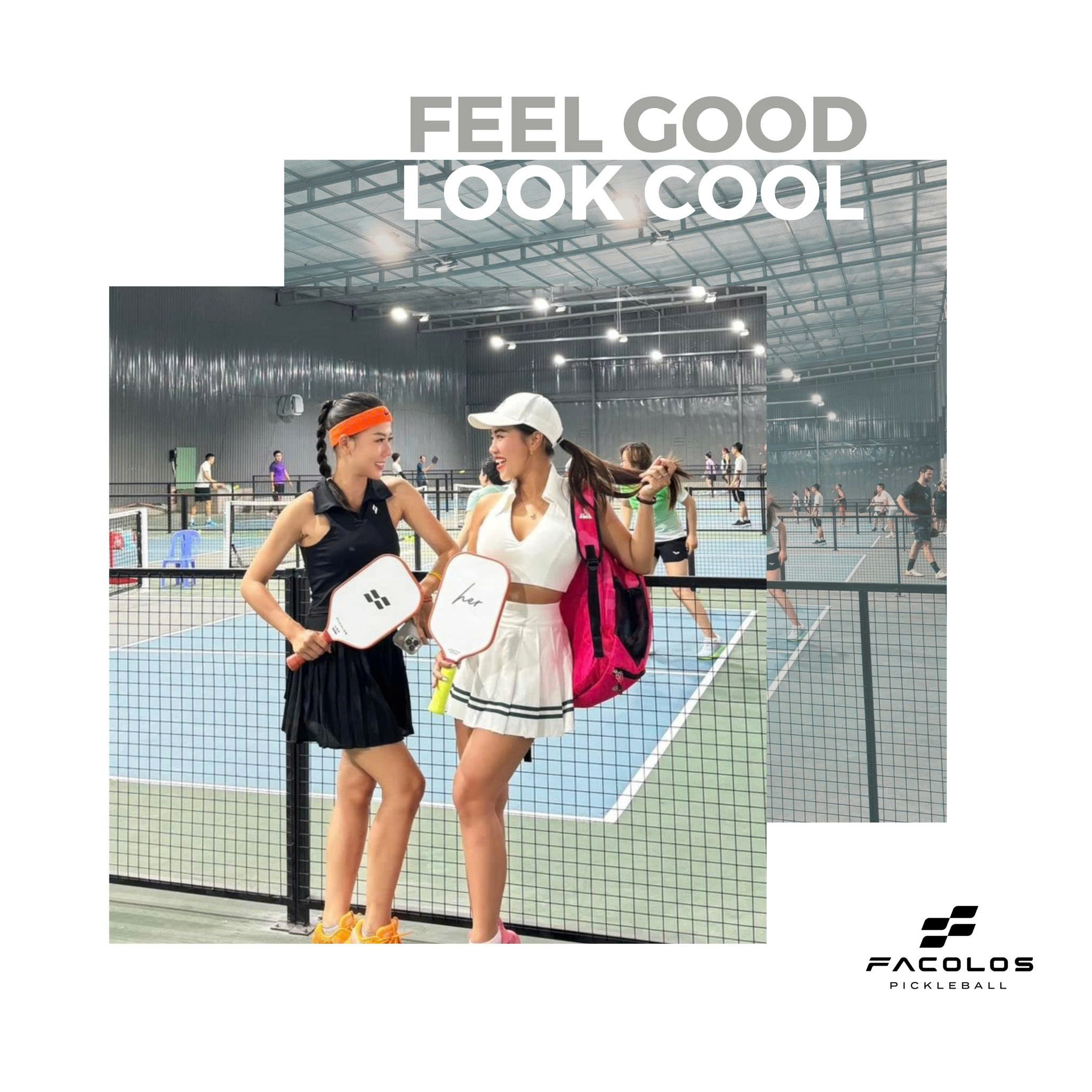 Vợt Pickleball Facolos LifeStyle 16mm Series Him & Her Collection