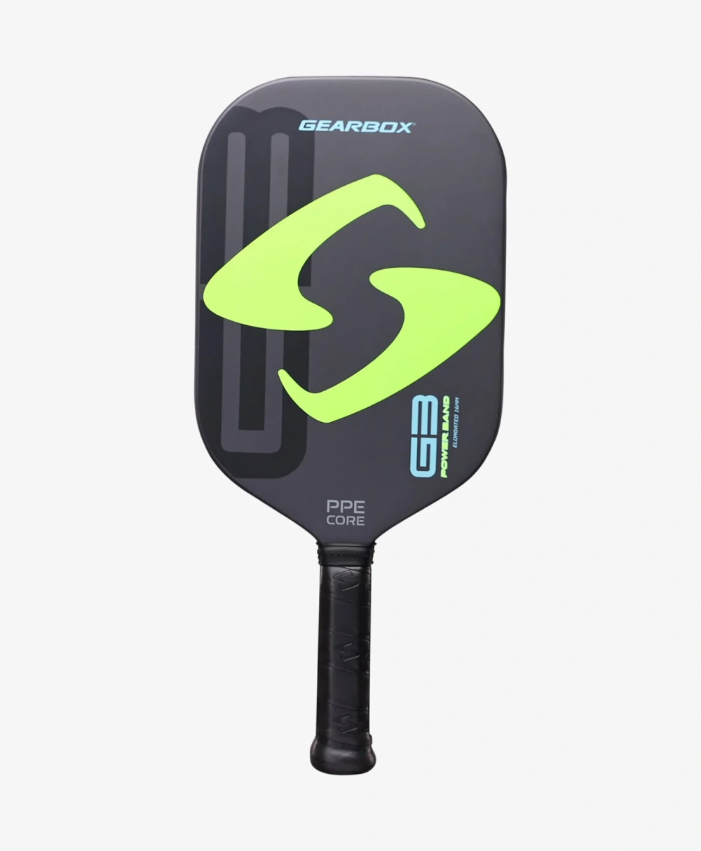 Vợt Pickleball Gearbox G3 Elongated - Black Green - 8.0 oz | GB121