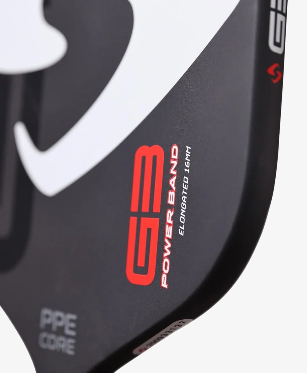 Vợt Pickleball Gearbox G3 Elongated - Black Red - 8.0 oz | GB120