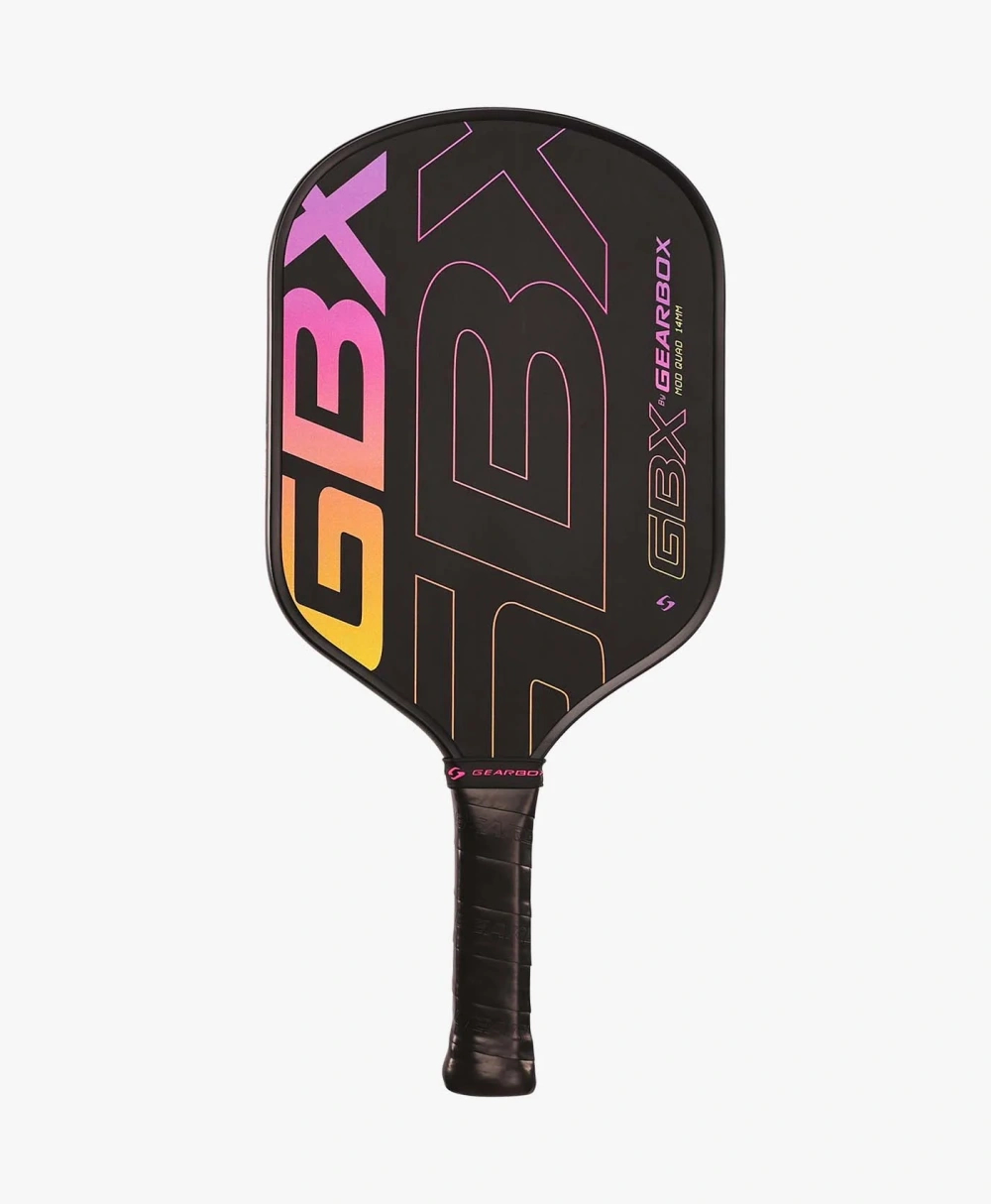Vợt Pickleball Gearbox GBX by Gearbox ModQuad - Đen Hồng - 8.0 oz | GB125