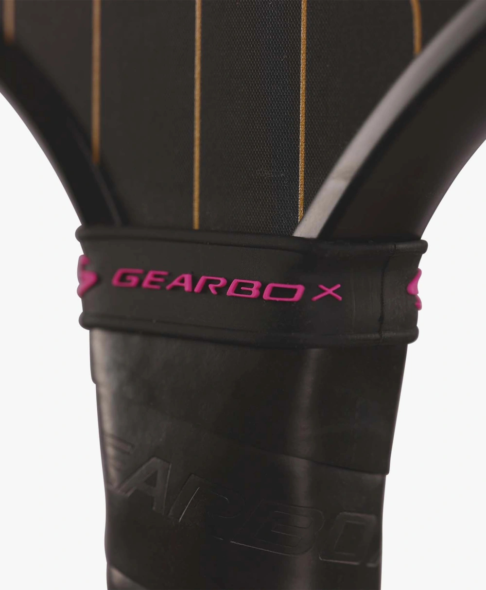 Vợt Pickleball Gearbox GBX by Gearbox ModQuad - Đen Hồng - 8.0 oz | GB125