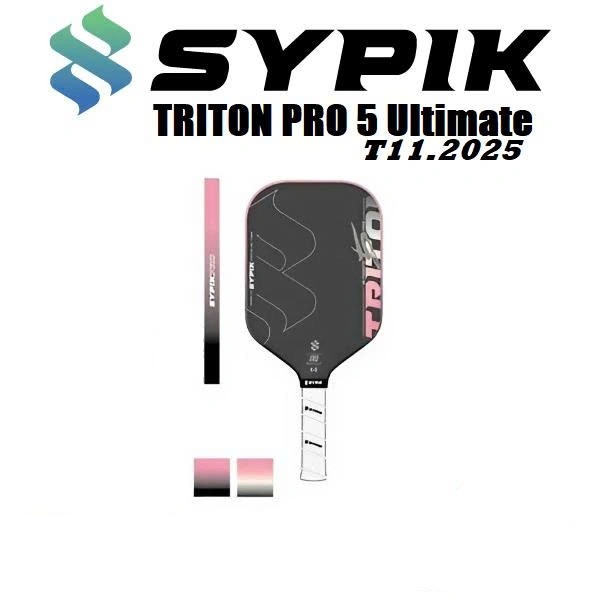 Vợt Pickleball Sypik Triton Pro 5 Ultimate - Màu Hồng